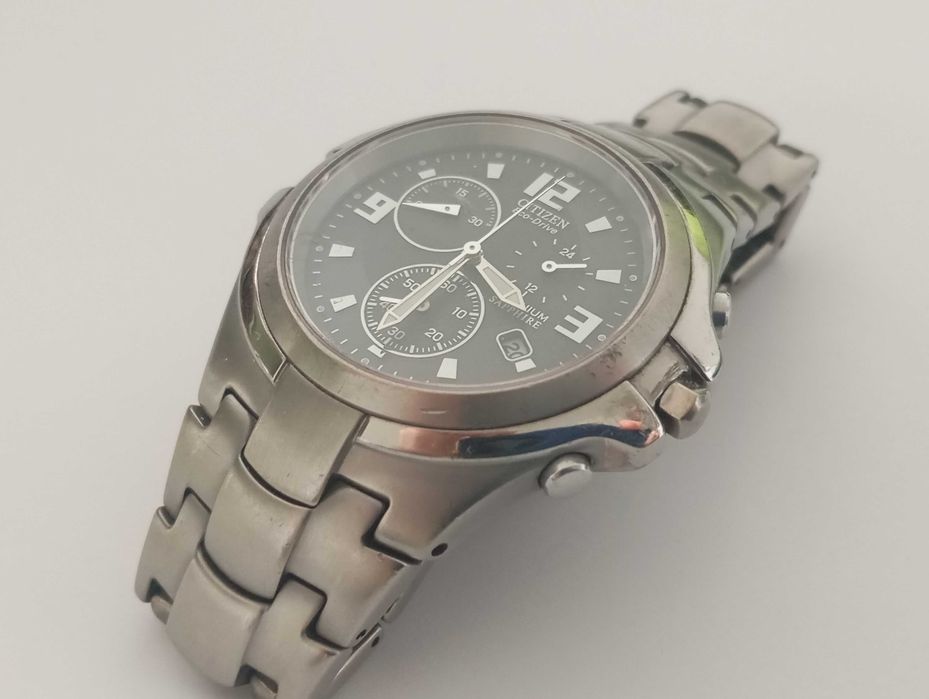 Zegarek Citizen Eco-Drive Saphire, Titanium
