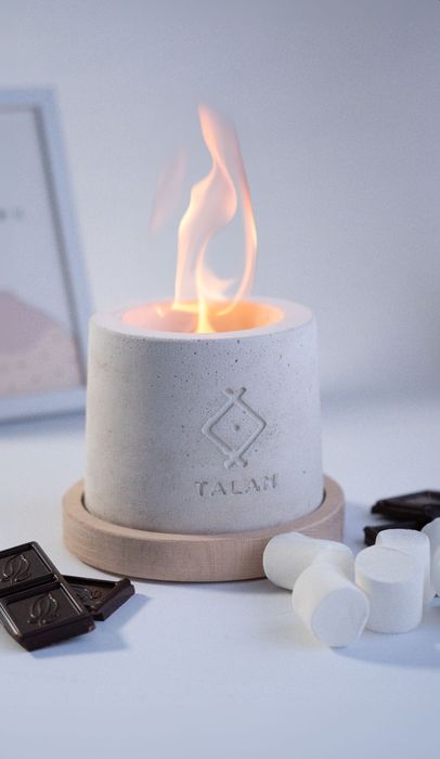 Біокамін Білий Настільний