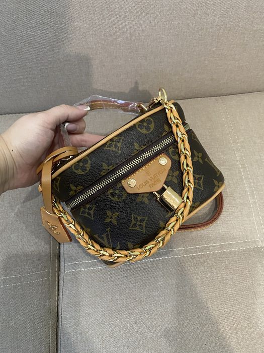 Сумка louis vuitton vanity коричневий
