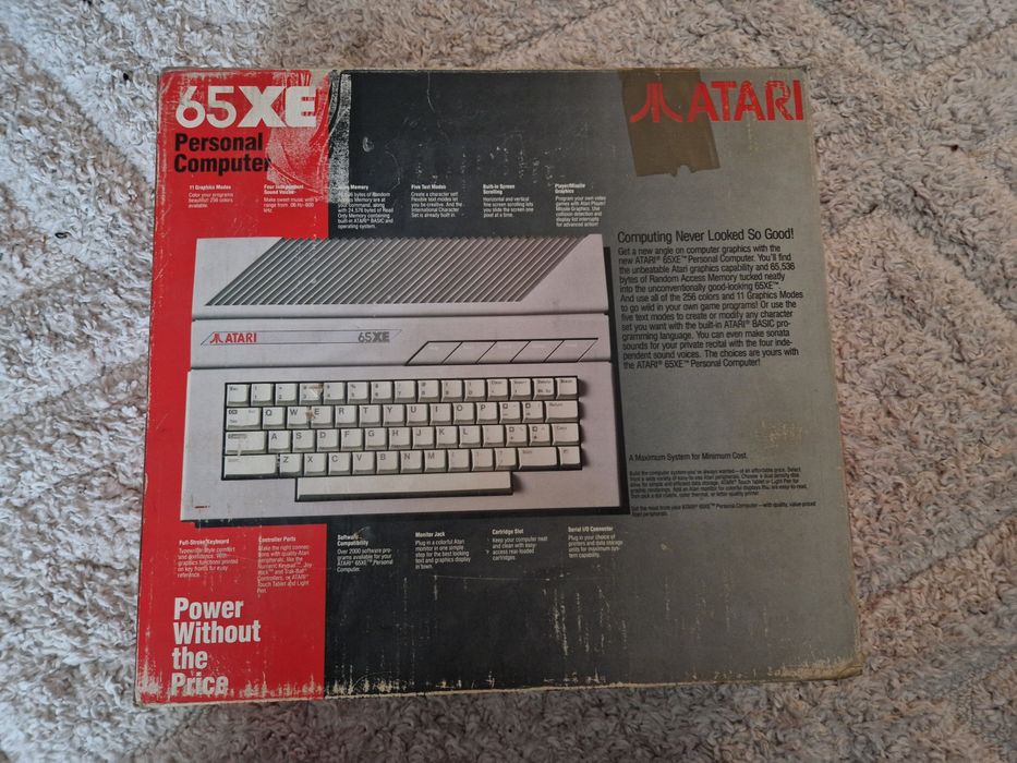 Atari 65xe w boxie