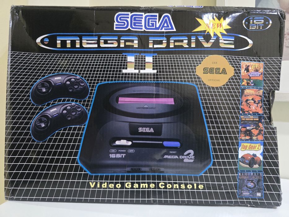 Sega mega drive 2 em caixa
