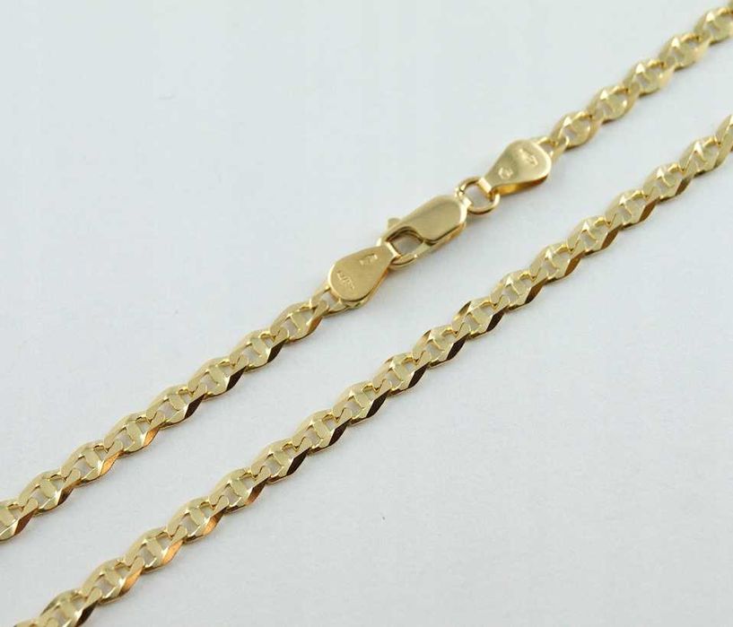 Złoty ŁAŃCUSZEK GUCCI złoto pr.585 55 cm KUTY