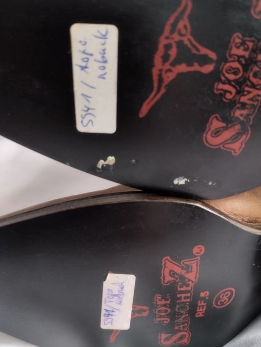 Buty kowbojki nr 2 nubuk