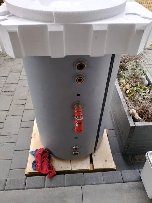 Zbiornik Galmet 200l dwie wężownice grzałka