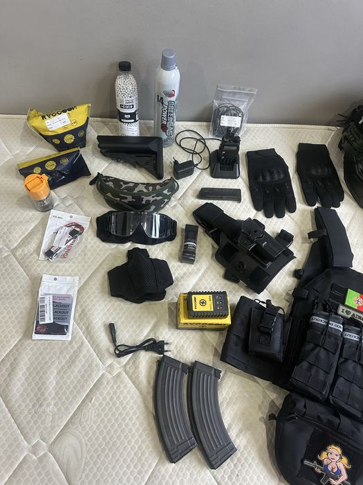 Vendo kit completo de airsoft