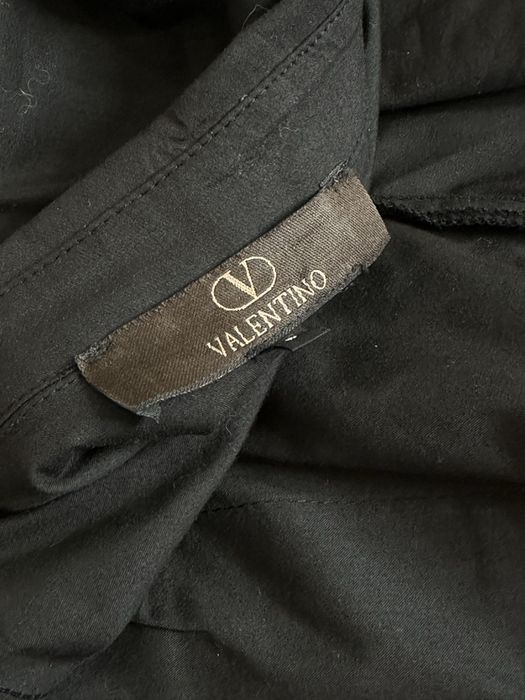 Чорна сорочка під бренд Valentino