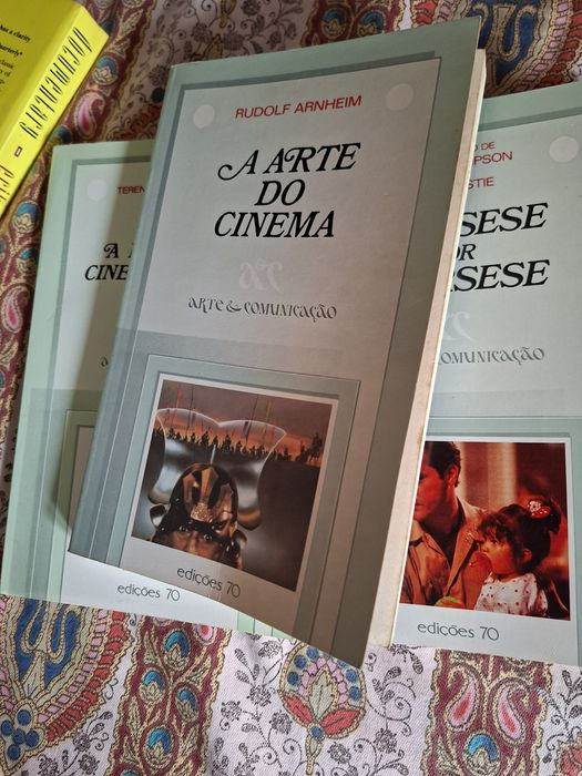 três livros de cinema coleção Arte e Comunicação realização Scorcese