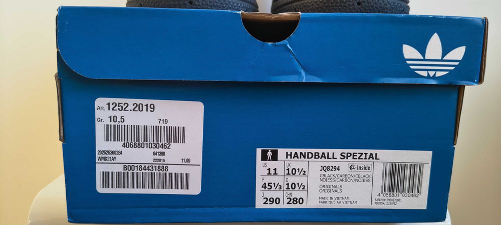 Tênis Adidas Spezial Preto Tamanho 45 1/3  US 11