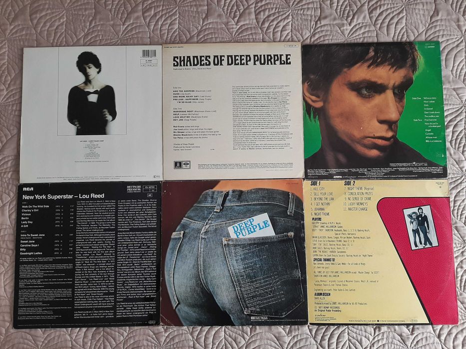 Lou Reed – Deep Purple -  Iggy Pop – Vinil LP