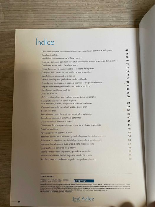 Livros de receitas do chef José Avillez