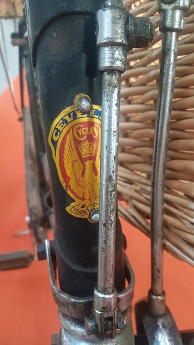 Bicicleta pasteleira de mulher antiga vintage clássica