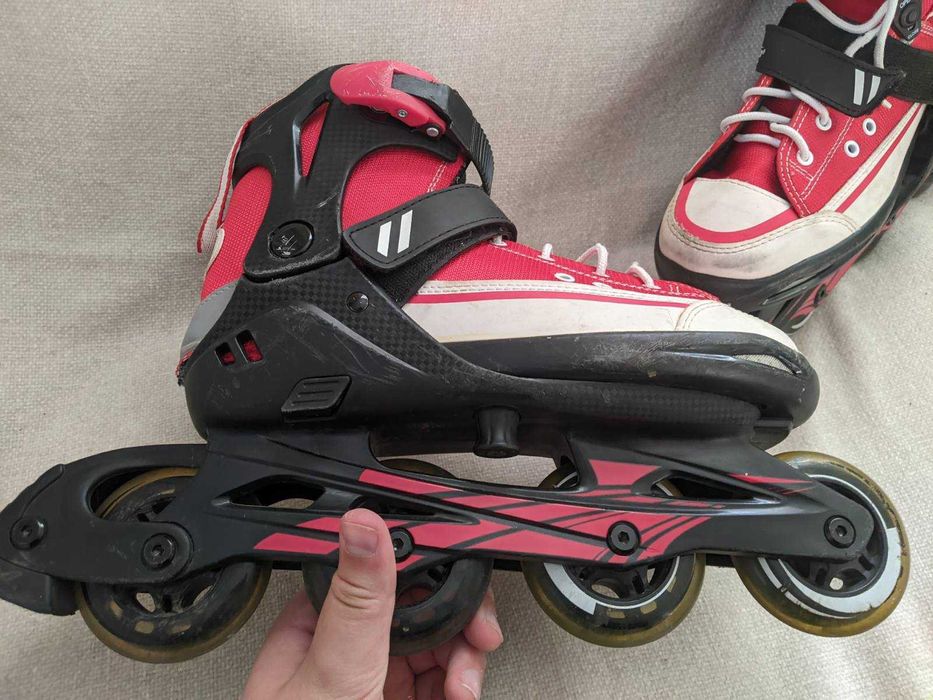 Роликові ковзани дитячі, регулюються на розмір 37-41