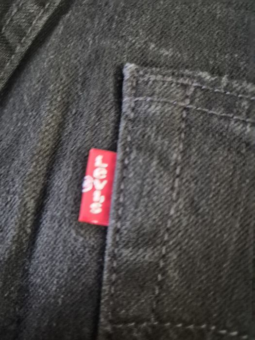 Levi's slim traper 512 czarne nowe jeansy