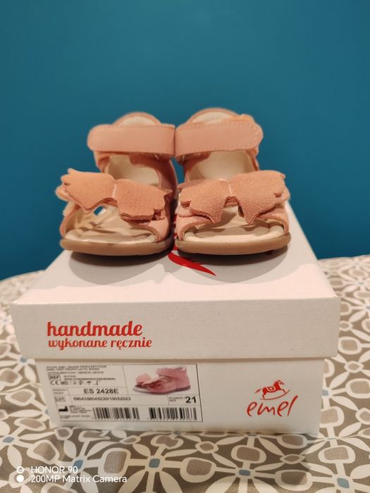 Sandałki dziewczynka emel 21