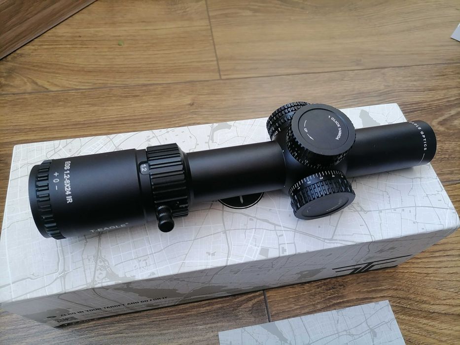 Новий оптичний приціл мінік T-Eagle EOS 1.2-6x24IR (загоннік)