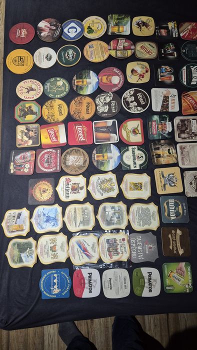 Podkladki do piwa czeskie