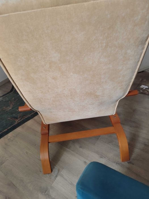 Fotele dwa na płozach