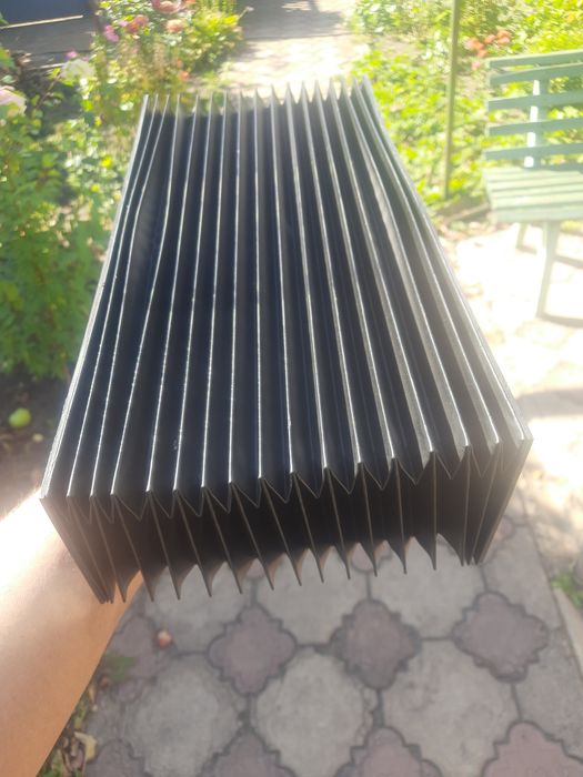 Защита направляющих станка, станины. Гофрозахист чпу