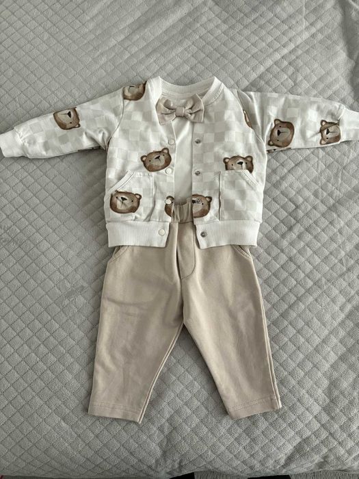 komplet fabryka bodziaków rozmiar 74 chłopczyk