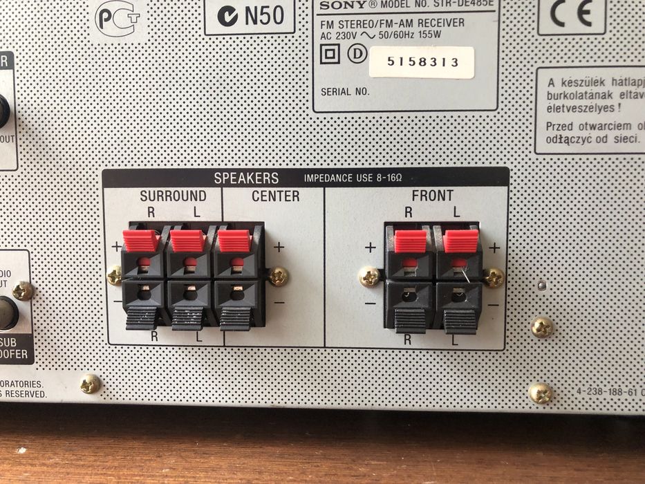 Sony Digital dts Surrond