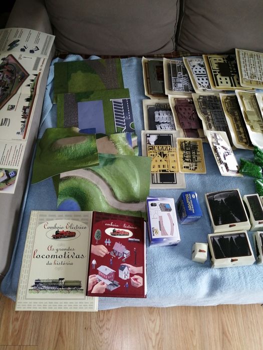 Maqueta completa de comboio