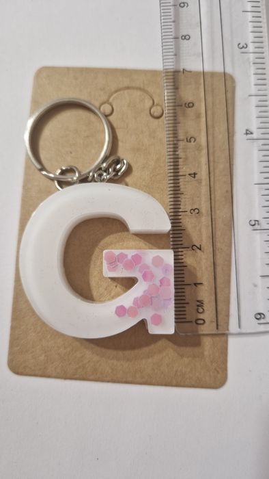 Breloczek litera imienia G
