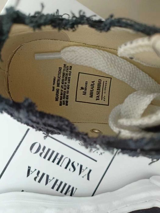 MIHARA YASUHIRO Black canvas shoes