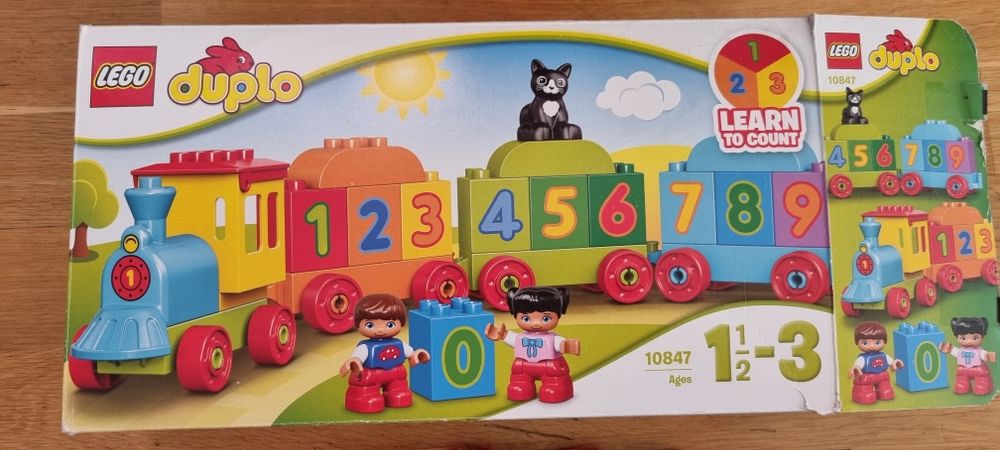 Lego duplo 10847 klocki ciuchcia pociąg z cyframi