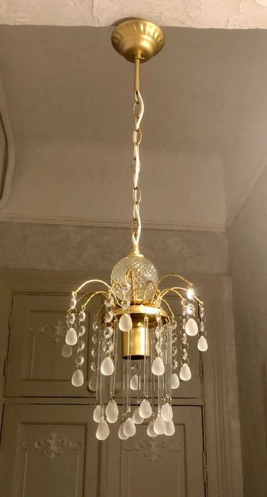 Хрустальная люстра. Винтаж