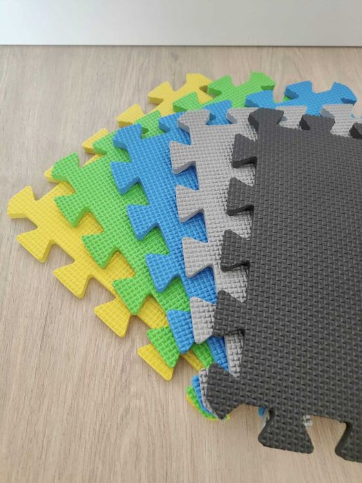 Mata puzzle EVA 30×30×1 cm – do ćwiczeń, fitness, ochronna | 1 szt.