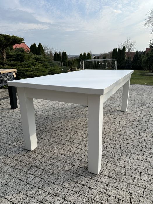 Stół dębowy biały