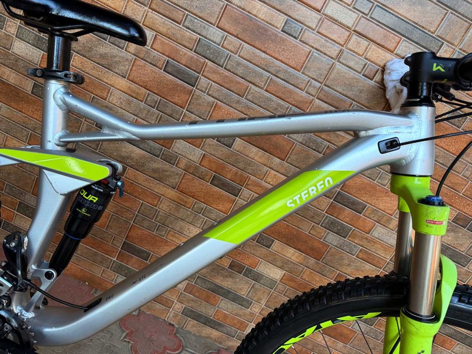 Велосипед CUBE Stereo PRO 29"M" Shimano Deore, SR Suntour XCR Воздух