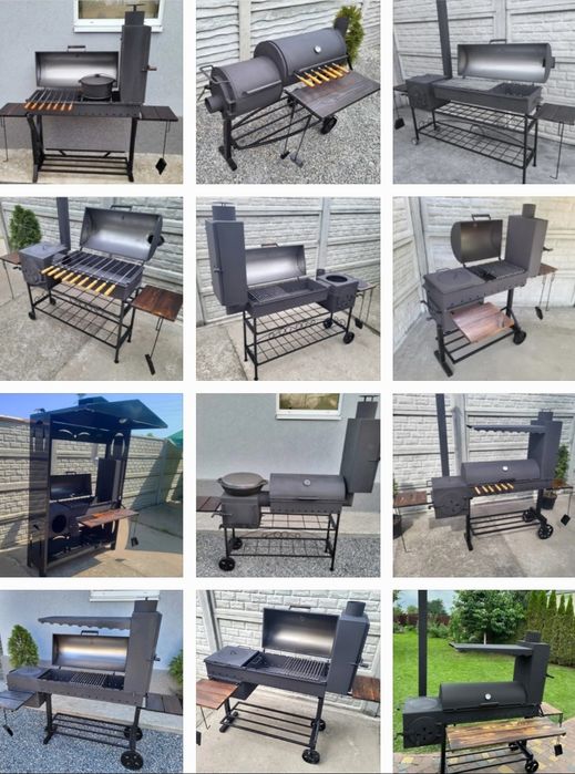 • ВІД ЗАВОДУ • 5мм • ГАРАНТІЯ •Мангал Смокер Коптильня / Барбекю/Гриль