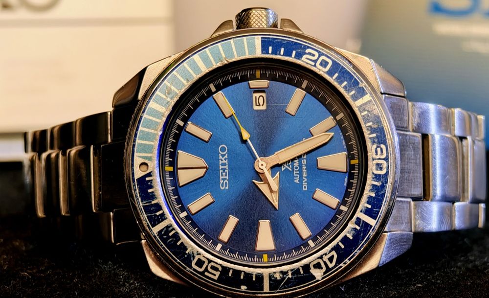 Seiko Samurai  Prospex   SRPB09K1  limited edition Blue Lagoon: 6000 egzemplarzy +GRATIS