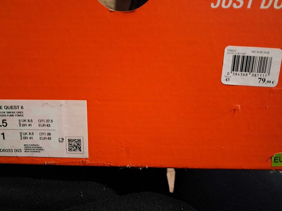 Sapatilhas Nike quest 6 - n.° 43