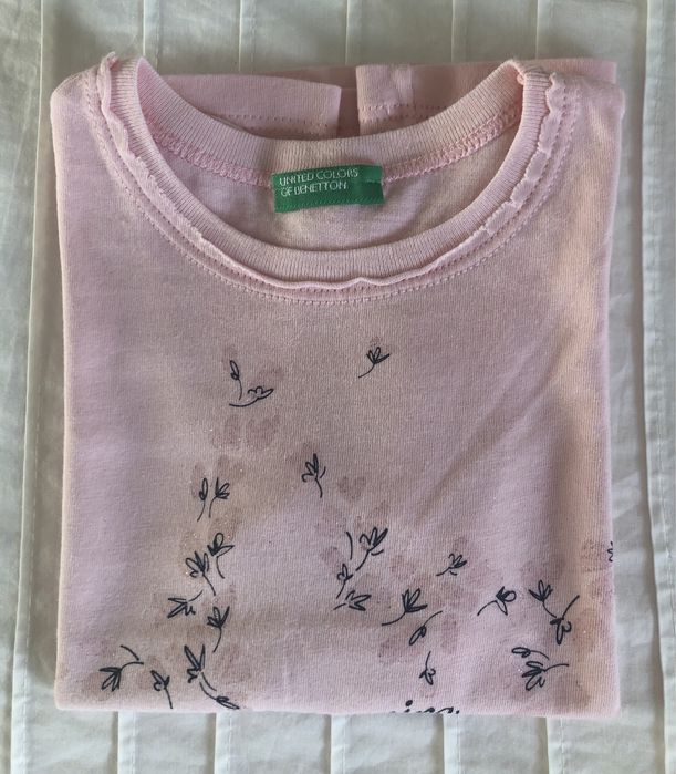T-shirt Benetton tamanho 2 anos