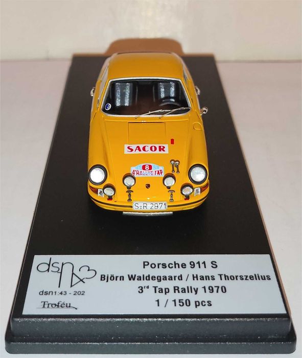 Troféu - Porsche 911 S - 3º Rally de Portugal 1970 - Björn Waldegaard