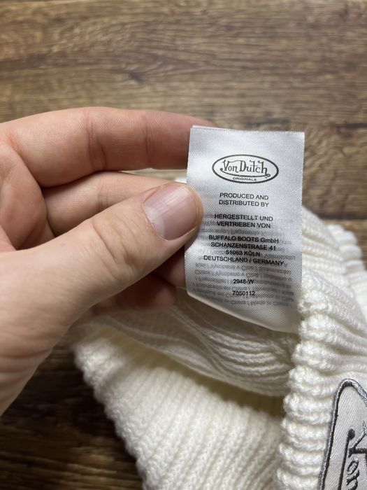 Вязана шапка біні Von Dutch