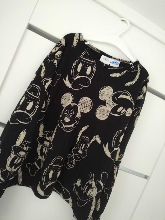 Bluza MICKEY krótka dla dziewczynki ZARA roz. 164/Stan idealny