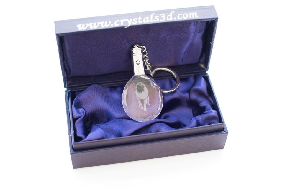 Mops brelok do kluczy owalny z koniem Art-Dog