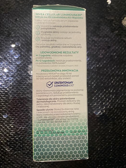 NIVEA Cellular luminous 630 serum na przebarwienie po tradziku