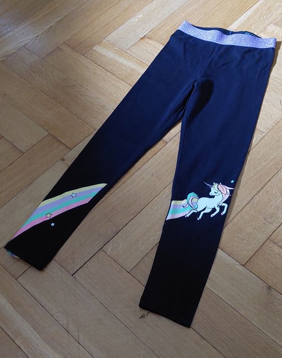 Legginsy h&m w jednorozce r. 128