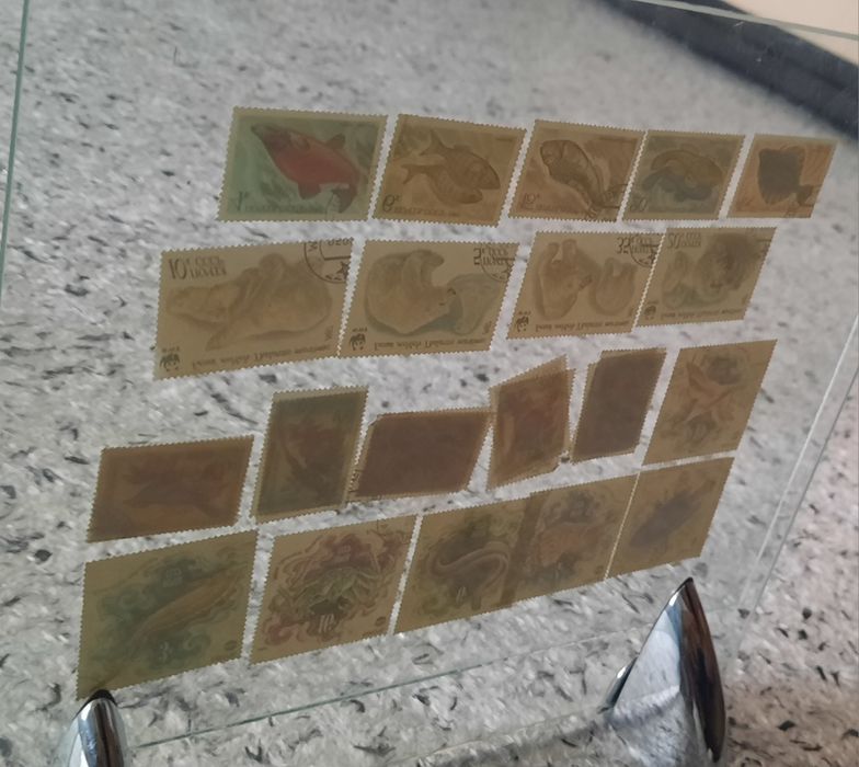 Марки фауна животные. СССР, Венгрия, Монголия, Польша.