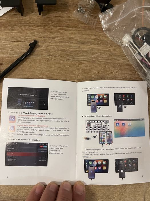 Nowe radio Android BMW E39 od 1999 komplet + kamera cofania