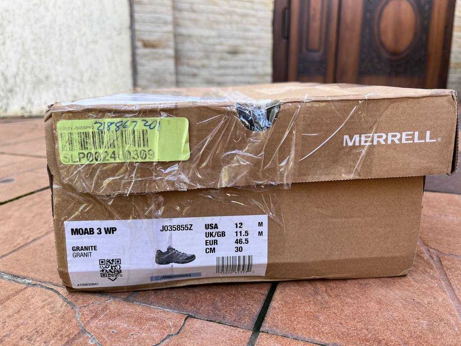 Кросівки Merrell Moab 3 WP Granite 46.5 розмір
