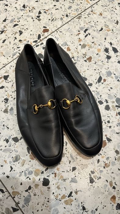 Mokasyny męskie gucci ze skory bydlęcej 43