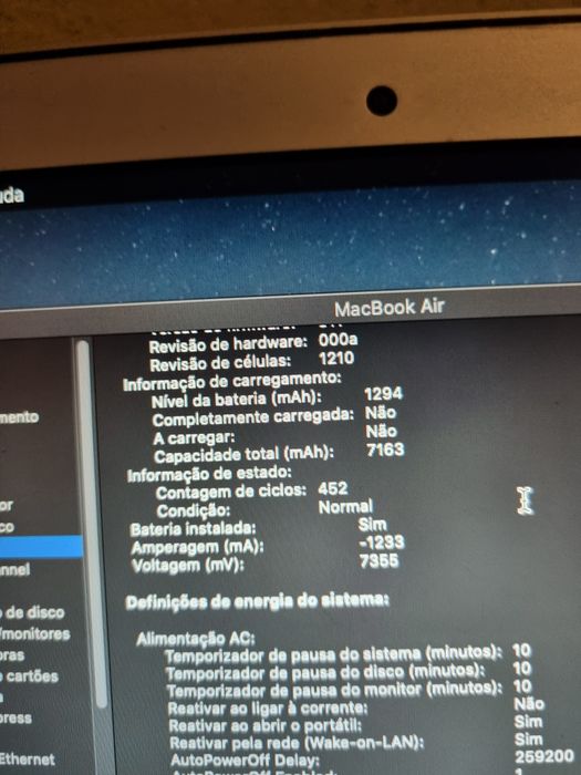 Macbook air 13 muito bom estado