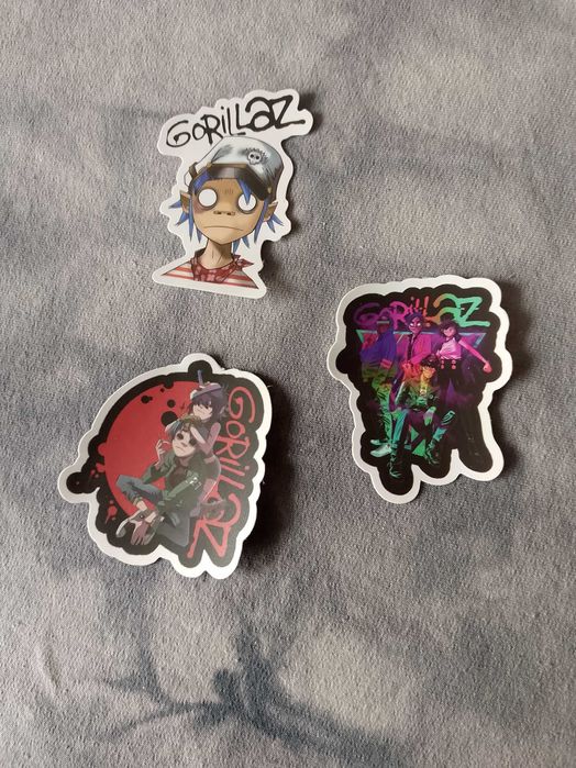 naklejki winylowe gorillaz