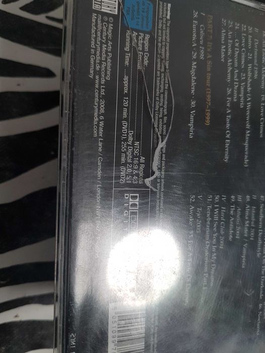 Dvd Moonspell Lusitanian metal
