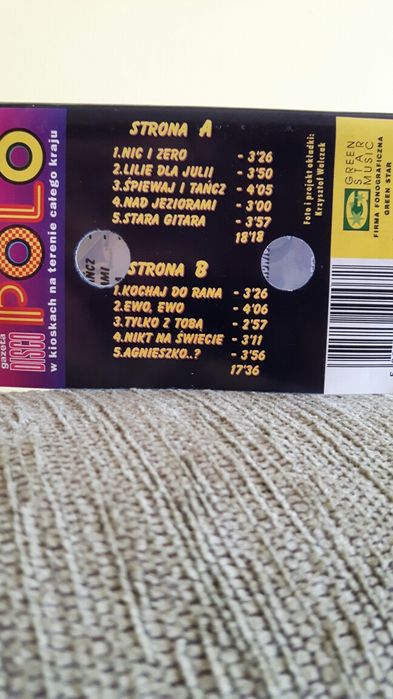 Casanova - Nic i Zero - Disco Polo Kaseta magnetofonowa